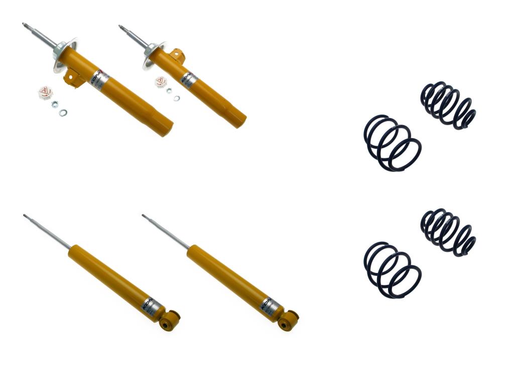 Jeu de 4 amortisseurs + ressorts (Kit suspension) KONI ref. 1140-2691